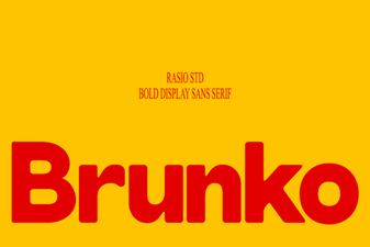 Brunko Font: Bold Styling for Modern Creative Projects