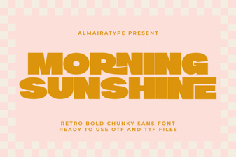 Morning Sunshine Font: Brighten Your Creative Designs Naturally
