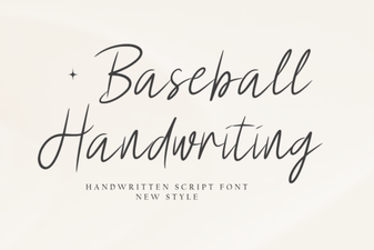 Baseball Handwriting Script Font – Free Authentic Sports Style Download