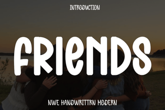 Friends Font: Creative Ideas for Your Next Design Project
